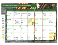 Menu cantine                                                           Novembre Décembre 2025